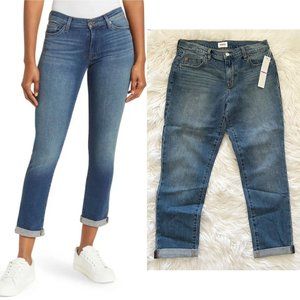 New Hudson Size 28 Natalie Midrise Slim Boyfriend Crop Jeans in MARGARITA